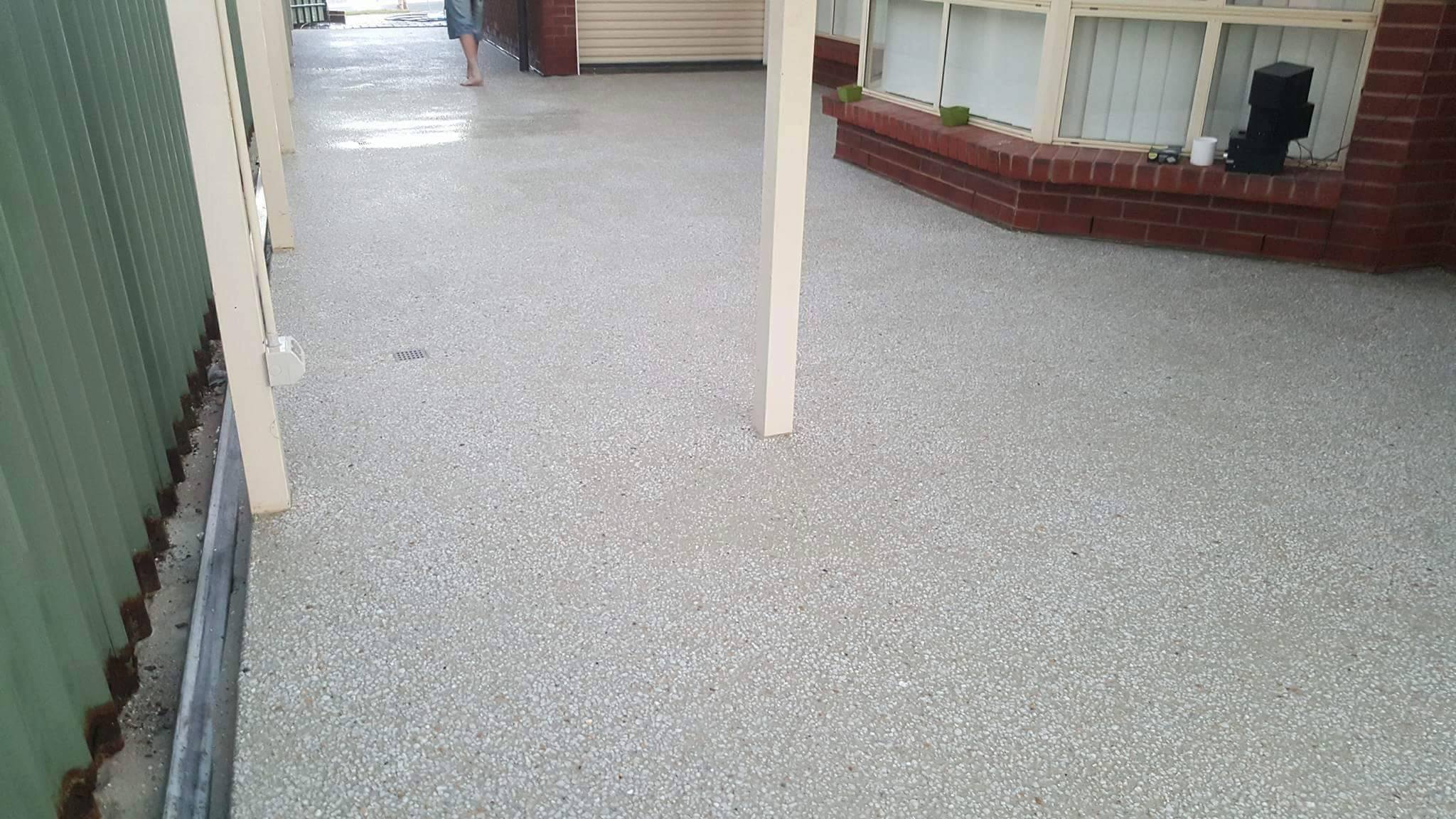 Install concrete flooring to improve beauty