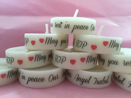 Personalised Memorial Candles